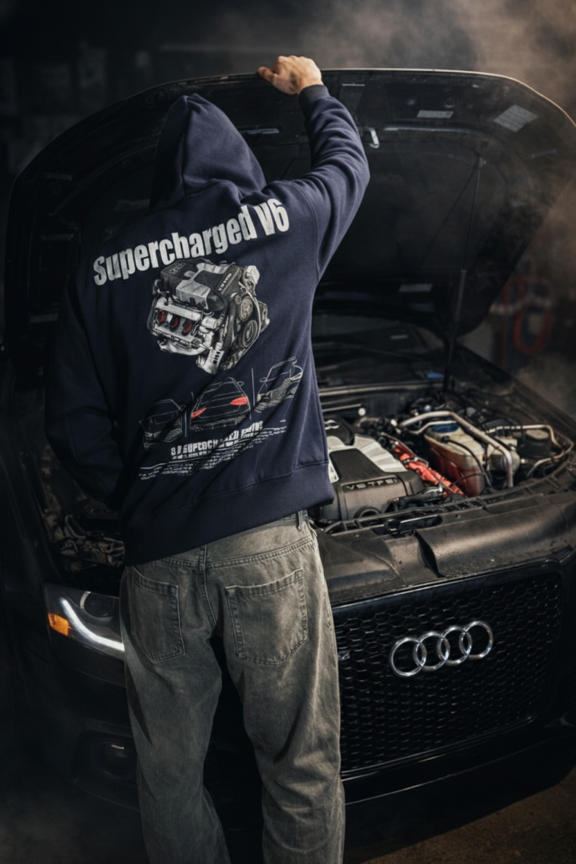 Supercharged V6 Hoodie